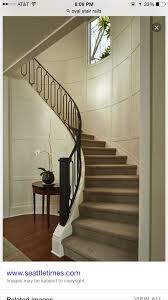 The Look Oval Balusters Stairs Design Staircase Design House Staircase