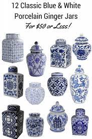 White ginger jars best price wholesale chinese antique home goods decorative ceramic blue and white porcelain ginger jars. 12 Blue And White Chinese Porcelain Ginger Jars That Are 50 Or Less Kate Decorates