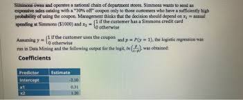 {42} simmons visa signature cardholders are responsible for the payment of any and all charges associated with any goods, services, reservations or bookings purchased or arranged by the visa signature. What Is The Predicted Probability Of Haing The Coupon Chegg Com