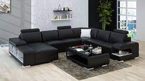 You name it, we've got it. Black Leather Sofa Set 7 Seater Leather Living Room Furniture Living Room Sofas Aliexpress