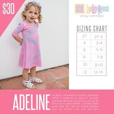 Lularoe Adeline Sizing Chart With Price Lularoe Kids