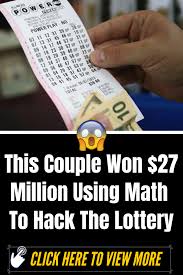 This Couple Won 27 Million Using Math To Hack The Lottery Winning Lottery Numbers Lucky Numbers For Lottery Winning Lottery Ticket