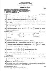 Download as pdf, txt or read online from scribd. Subiectul 3 Matematica