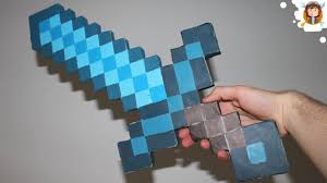 It can be crafted out of wood, stone, iron, gold, or diamond. Sword Minecraft Papercraft Armor Novocom Top
