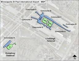 Minneapolis St Paul Msp Airport Terminal Map