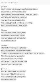 Alec Benjamin I Built A Friend Song Lyrics Art Lyrics Song Lyric Quotes
