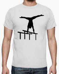 Camiseta gimnasia barras paralelas | laTostadora