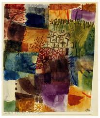 Bleistift, pinsel und aquarell auf papier, 27,5 × 30,6 cm. Nuevas Pinturas Paul Klee
