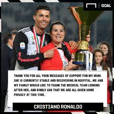 According to reports, dolores was admitted to dr nelio mendonca hospital in her native island. Goal On Twitter Cristiano Ronaldo Says His Mother Is In A Stable Condition
