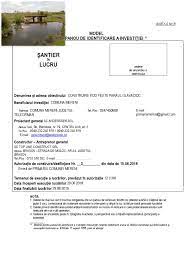 En esta primera pantalla, seleccione el formulario a rellenar por ordenador y posteriormente descargarlo e imprimirlo. Model Pentru Panou De Identificare A Investitiei Mereni Doc