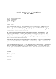 Simple Application Latter Basic Job Appication Letter For Secondary Teaching P Application Letter For Teacher Application Letters Job Application Letter Sample
