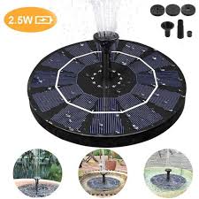 Da sie dafür jedoch schweres gerät brauchen, ist es ratsam, den brunnen dann zu. Solar Springbrunnen 2 5 W Solar Teichpumpe Solar Wasserpumpe Solar Schwimmender Fontane Pumpe Solarpumpen Schwimmender Brunnen Fur Garten Gartenteich Oder Springbrunnen Vogel Bad Fisch Behalter