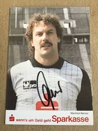 Manfred Werner, Germany 🇩🇪 Hertha BSC Berlin 1983/84 hand signed
