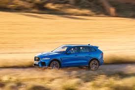 Only the larger wheels, svr badges, and flaring nostrils distinguish it from the lower s model. Jaguar F Pace Svr Review A Brutal Salute To V8 You Ll Come Away Loving