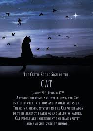 Celtic Zodiac Sign Of The Cat January 21st Through February 17th Card Ad Affiliate Cat January Celtic Zodiac Signs Celtic Zodiac Spirit Animal Meaning