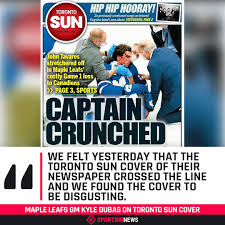 Toronto city council and the toronto transit commission don't really care about torontonians. Sporting News On Twitter Maple Leafs Gm Kyle Dubas Called Out The Toronto Sun S Disgusting Cover Of John Tavares Https T Co X8zfxesdxt Https T Co U1fabxelnf