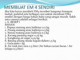 Ikuti cara membuat knalpot ngebass yang nyaring & mber parah kaya jet, peluit tanpa bobokan extrem. Pembuatan Starter Mikroba Ppt Download