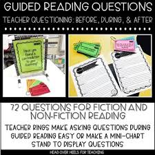 guided reading questions for fiction non fiction before during after