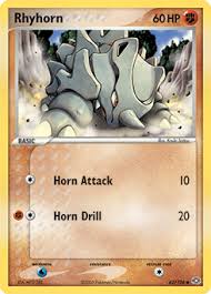 Horn drill attack & move listings for pokémon sword & shield. Rhyhorn Ex Emerald Tcg Card Database Pokemon Com