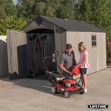 Check spelling or type a new query. Lifetime 8ft X 12 5ft 2 4 X 3 8m Simulated Wood Look Storage Shed Costco Uk