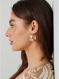 Σκουλαρίκια “Structure Moon'' 106-00297