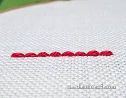 Give this simple stitch a try! Embroidery Tip The Backstitch Vs Split Stitch Controversy Needlenthread Com