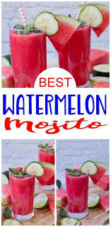 Yummy Watermelon Mojito Easy Alcoholic Drink Recipe That Is Refreshing Simple Quick Mojito Wi In 2020 Watermelon Mojito Watermelon Mojito Recipe Easy Mojito Recipe
