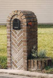 Brick mailbox style belezaa decorations from unique. Brick Mailboxes Mailbox Design Brick Mailbox Brick