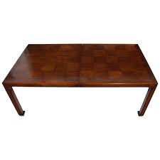 Wright furniture tends toward the higher end, priced around $7,000. Henredon Mahogany Extendable Dining Table With Ming Legs For Sale At 1stdibs