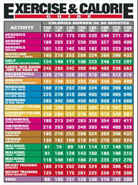 exercise calorie and fitness posters buy online burn