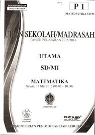 Maybe you would like to learn more about one of these? Soal Asli Un Sd 2016