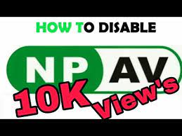 How To Disable Npav Antivirus Youtube