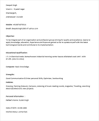 Best of resume for iti electrician fresher fresher resumes snapwit. Free 40 Fresher Resume Examples In Psd Ms Word