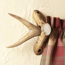 Antler sculptures with moose made in czech republic. Antler Furniture And Decor Antler Curtain Rod Accessories Camo Trading