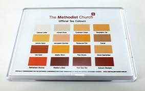 04c Methodist Tea Colour Chart Fridge Magnet