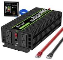 Amazon.com: Novopal 1500W Pure Sine Wave Inverter, 12V DC to ...