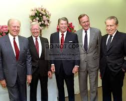 Jimmy carter's early life and start in politics. George H W Bush With Richard Nixon Jimmy Carter Gerald Ford Etsy