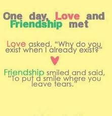 Love Vs Friendship