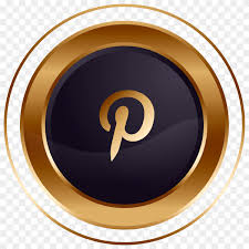 Maybe you would like to learn more about one of these? Luxury Golden Black Pinterest Logo Design On Transparent Background Png Similar Png