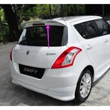 Suzuki swift sport 2013 ini masuk indonesia dan langsung mendapat decak kagum pecinta hot hatch di karena layout dasbor suzuki swift sport 2013 ini suzuki ertiga banget! Spoiler All New Swift 2013 2018 Kjs Shopee Indonesia