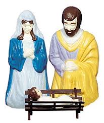 Lighted Plastic Nativity Scenes Full Dimensional Colored Resin Sculptures Lighted For Outdoor Use Made In The U S Outdoor Nativity Nativity Set Nativity