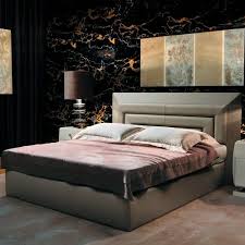 Modern style modern bed frame design. Double Bed Master Eberlow Smania Contemporary Wooden Leather