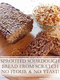 sprouted sourdough bread from scratch