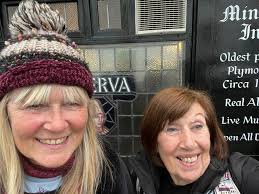 A quick drink at The Minerva, Plymouth's oldest pub!