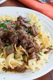 Tender Beef Tips On Egg Noodles Recipe Beef Tips Beef Tip Recipes Beef Tips And Gravy