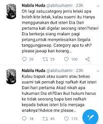Susulan kemalangan yang melibatkan pelakon nabila huda, anaknya, keisha laila dan pelakon siri juvana, syazwan zulkifly, bekas suami kepada aktres itu, zaidy zailani meluahkan rasa kesal dan kecewanya dengan insiden tersebut di laman twitternya. Nabila Huda Mengamuk Maki Bekas Suami Di Media Sosial