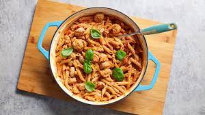 Pasta Is The Ultimate Comfort Food And We Thought Everyone Could Do With A Bit Of Comfor Creamy Sausage Pasta Healthy Pasta Recipes High Protein Pasta Recipes