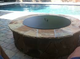 Pittopper Round Fire Pit Covers Round Fire Pit Cover Outdoor Fire Pit Metal Fire Pit