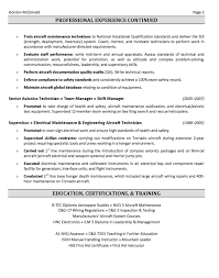 aircraft avionics engineer resume