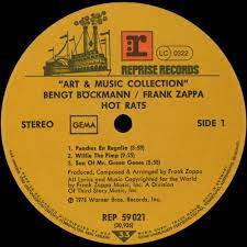 Please support the artists by purchasing related recordings and merchandise. Frank Zappa Official Release 8 Hot Rats Wolf S Kompaktkiste